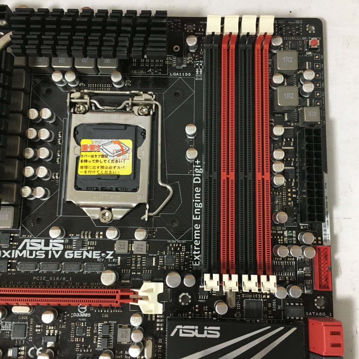 ★現状品★ASUS ゲーミング向け マザーボード Maximus IV GENE-Z Intel Z68 Chipset/LGA1155 MicroATX MOTHERBOARDの画像4