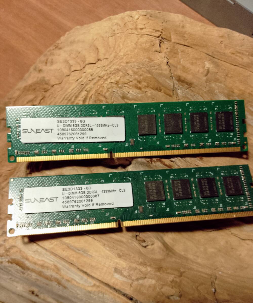 SUNEAST 8GBx2枚 DDR3Lの画像1