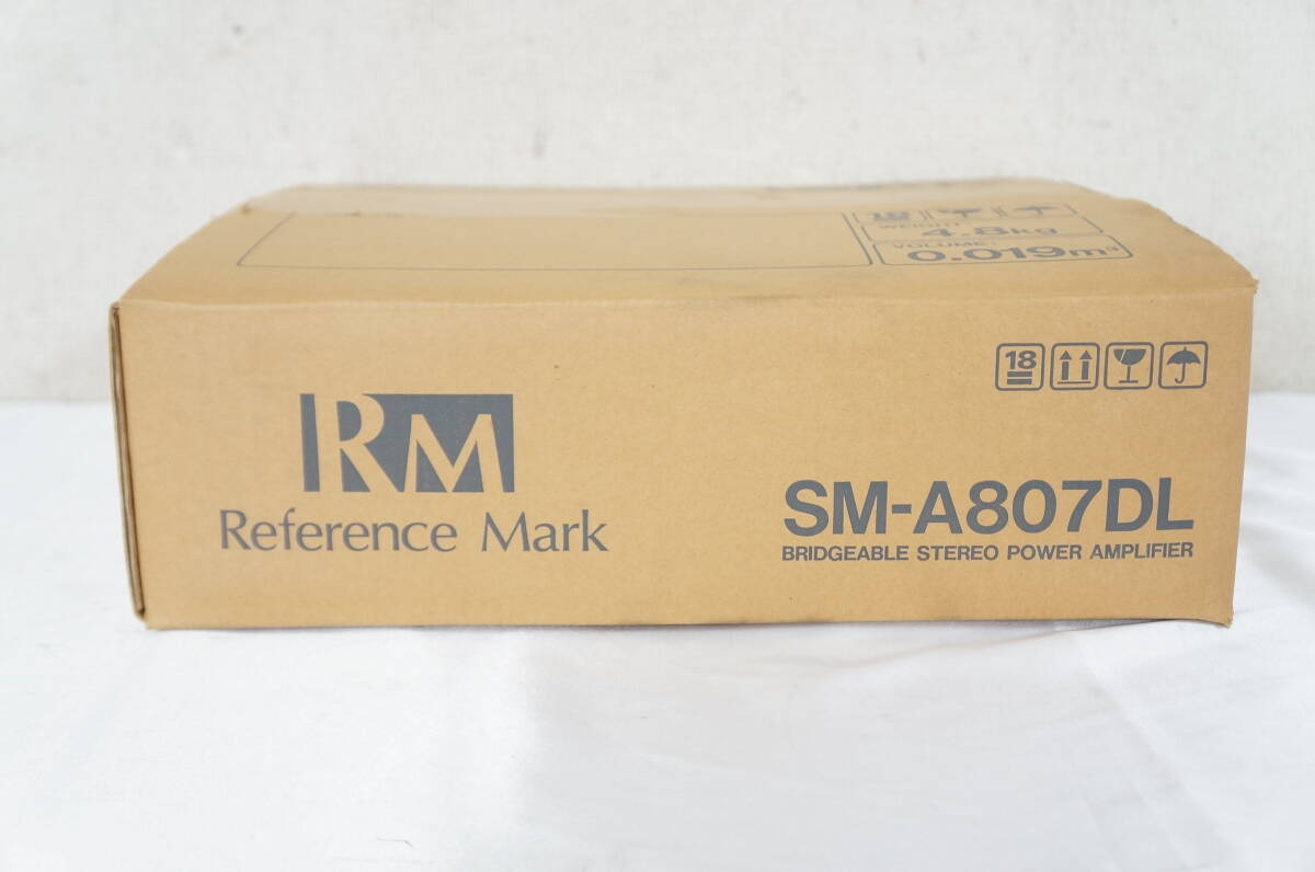 ① SANSUI サンスイ 山水 SM-A807DL Reference Mark パワーアンプ デッドストック 在庫品 0604181011の画像1