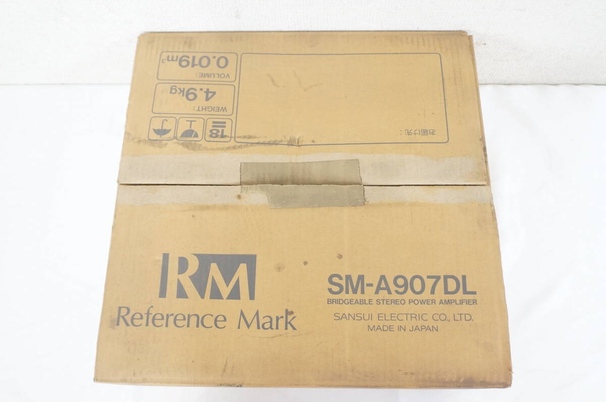 ⑤ SANSUI サンスイ 山水 SM-A907DL Reference Mark パワーアンプ デッドストック 在庫品 0604181011