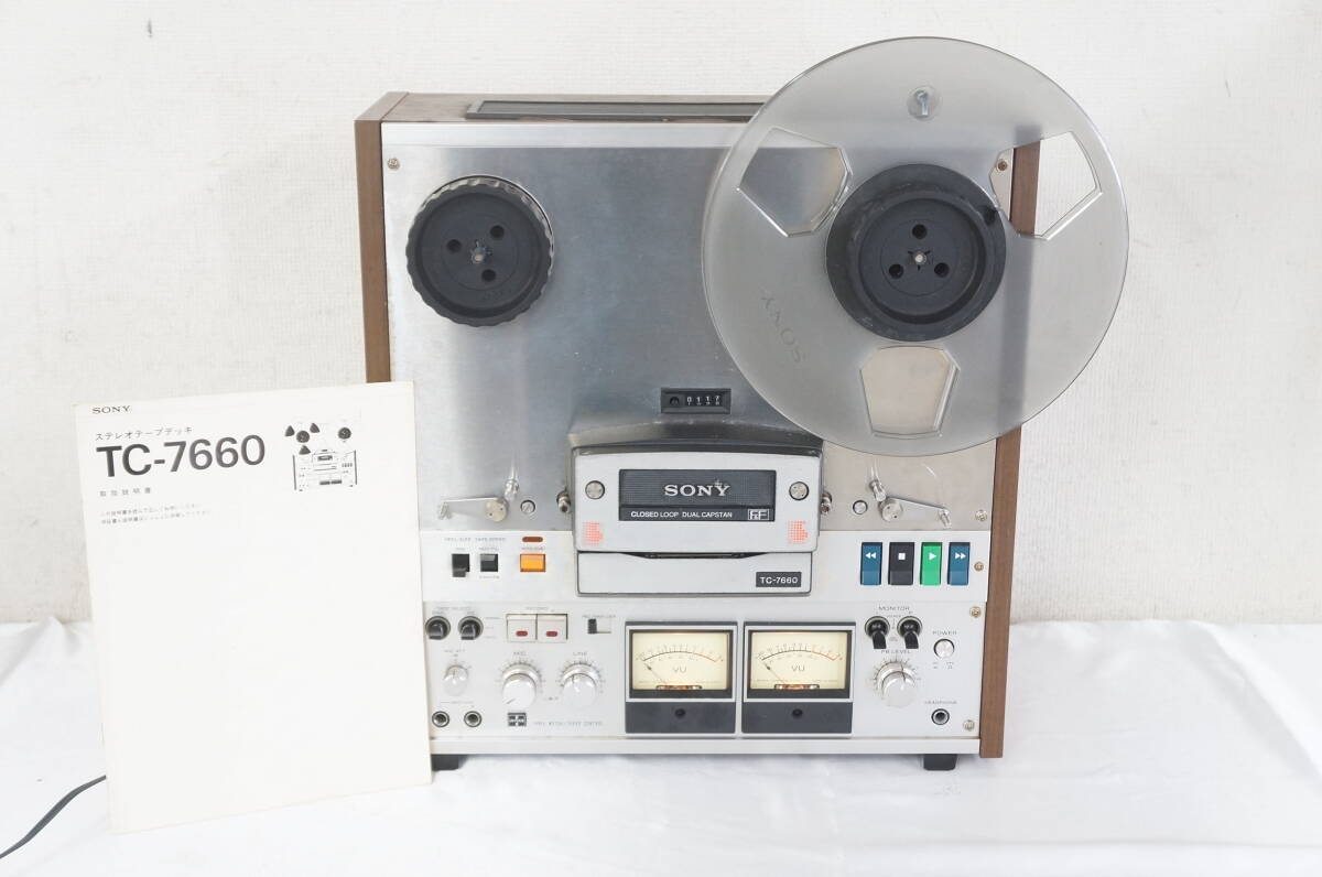 ④ SONY ソニー TC-7660 オープンリールデッキ テープレコーダー オーディオ機器 音響機器 5304171421_画像1