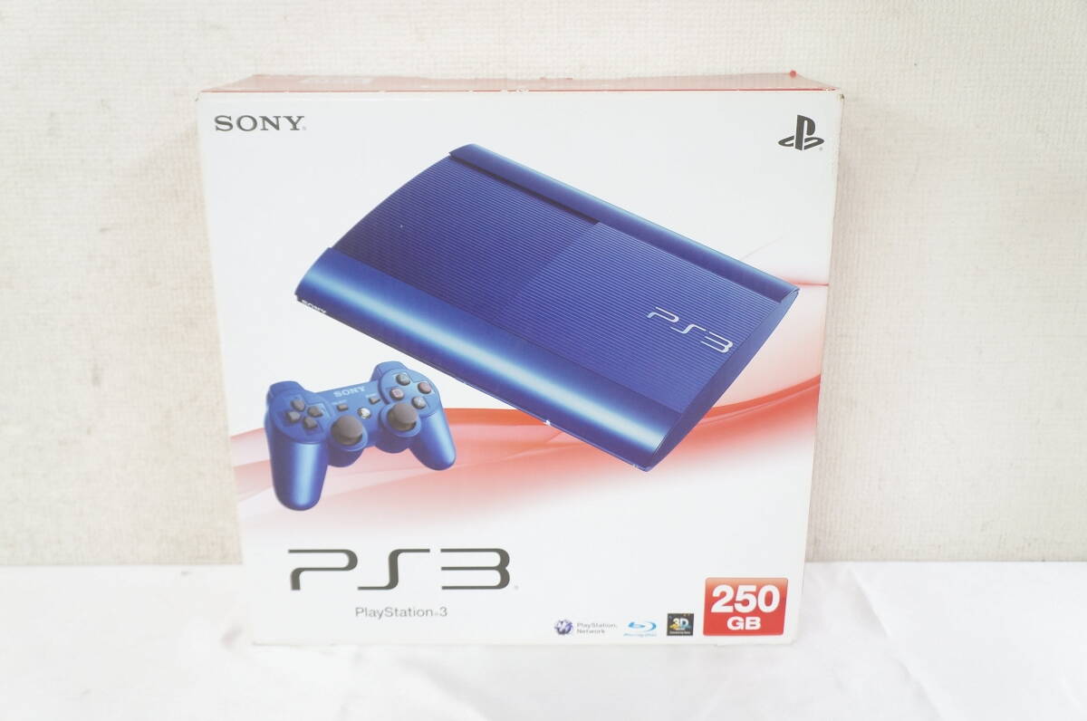 SONY ソニー CECH-4000B 250GB アズライト・ブルー プレイステーション3 PS3 ゲーム機 本体 コントローラー 8504198011の画像9