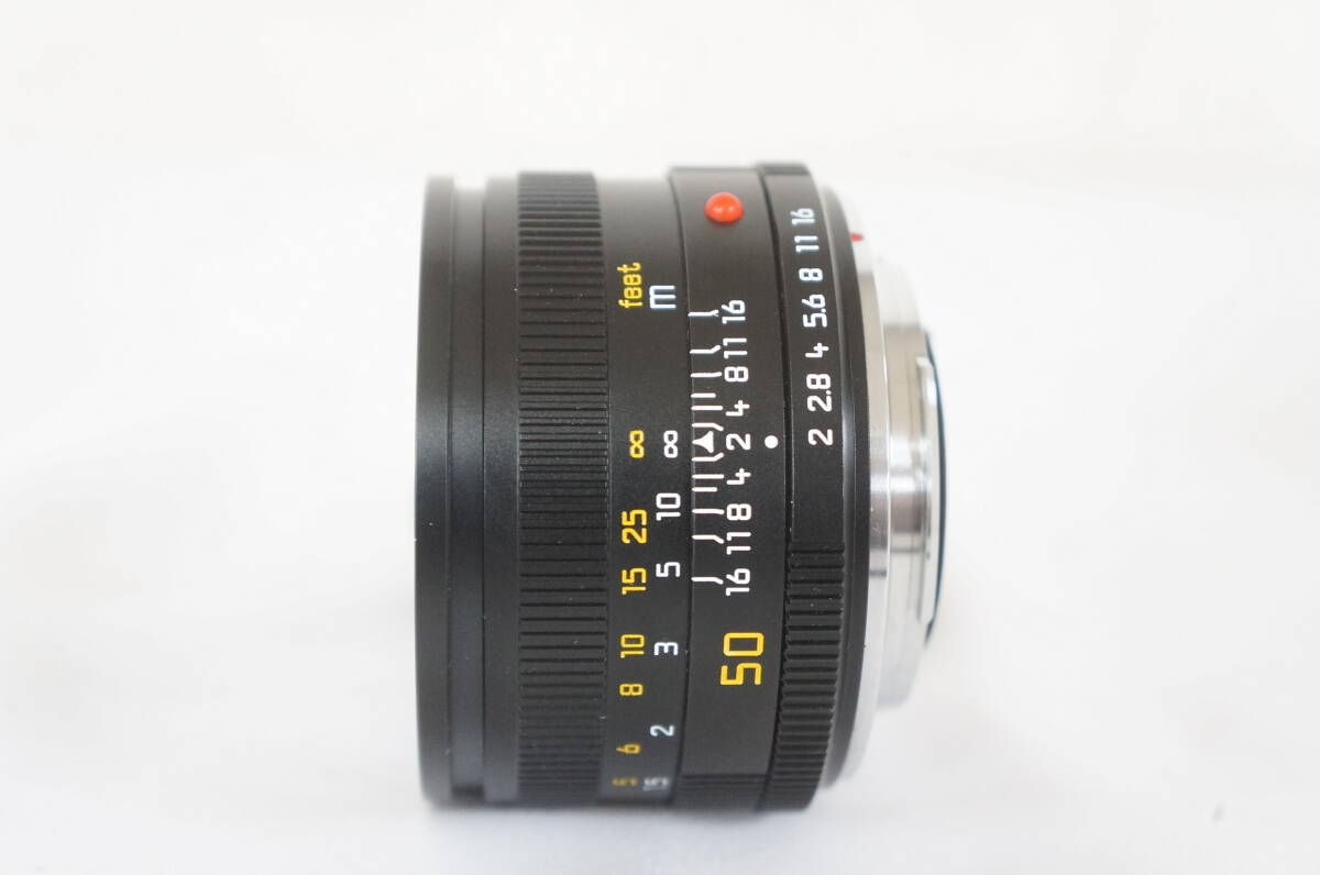 ⑮ LEICA Leica SUMMICRON-R F2 50mm E55 camera lens soft case box attaching 4504276091