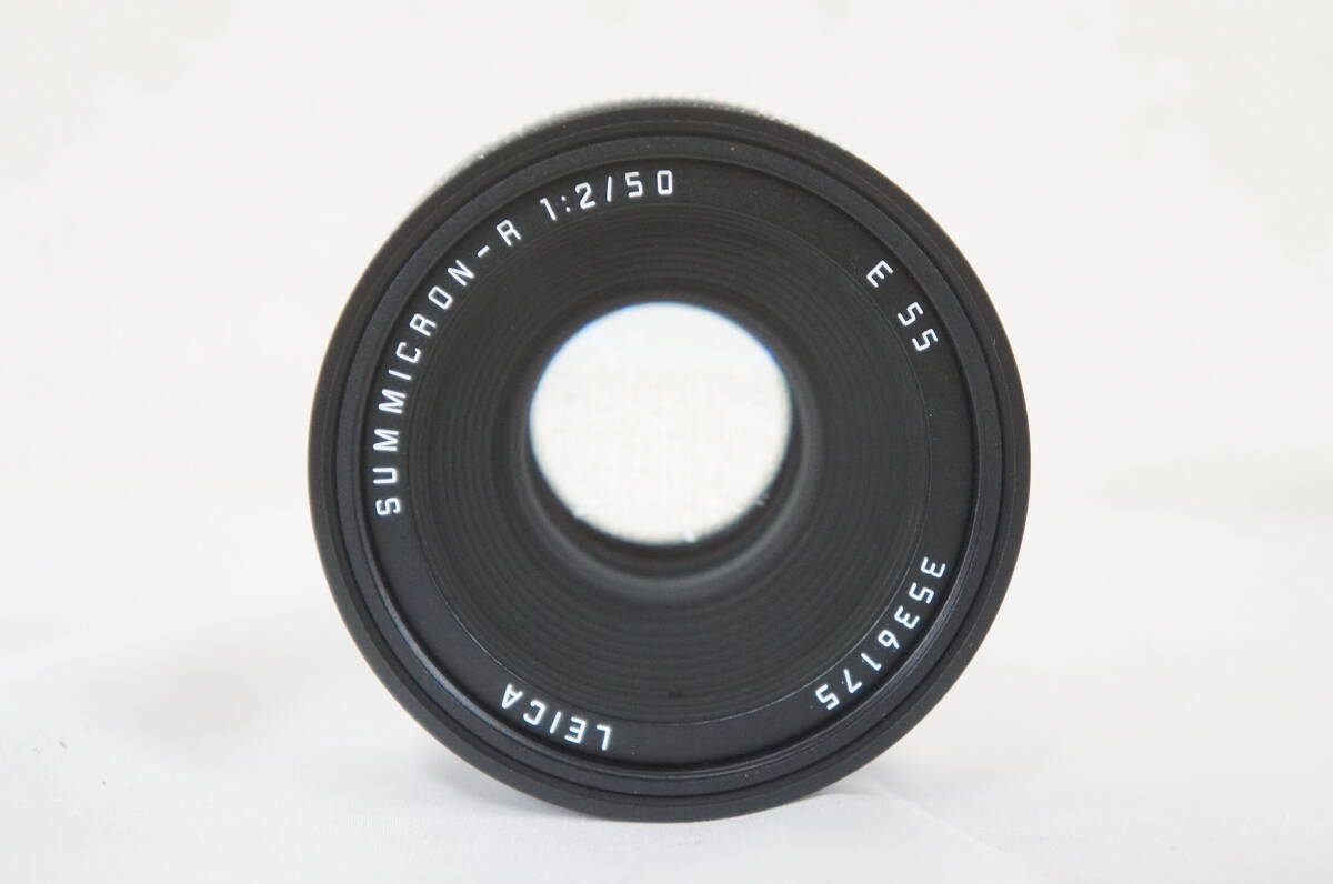 ⑮ LEICA Leica SUMMICRON-R F2 50mm E55 camera lens soft case box attaching 4504276091