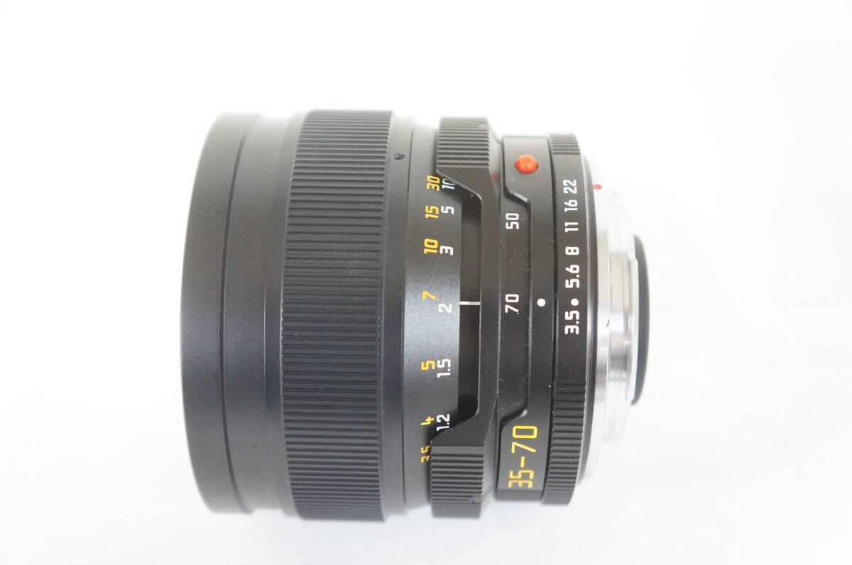 ⑯ LEICA Leica VARIO-ELMAR-R F3.5 35-70mm E67 camera lens soft case box attaching 4504276091