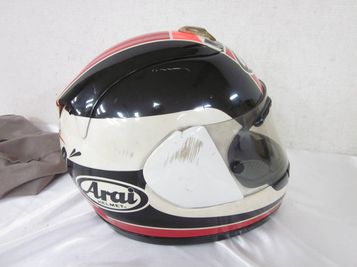 ② Arai RX-7 R III 59-60cm バイク ヘルメット フルフェイス 5904251011の画像5