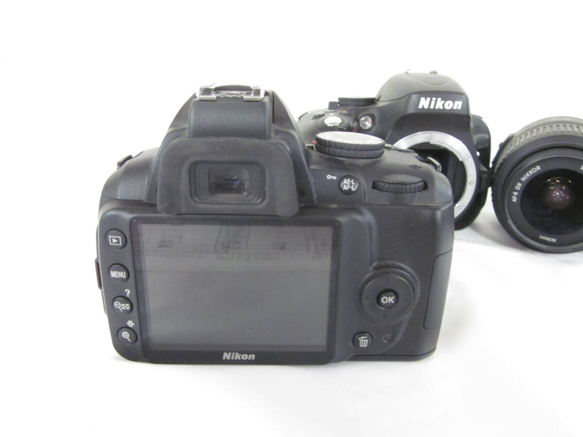 C. Nikon ニコン D3000/D5100 カメラ Nikon DX 18-55mm 1:3.5-5.6G TAMRON 18-200mm F/3.5-6.3 レンズ セット 7004156011の画像3