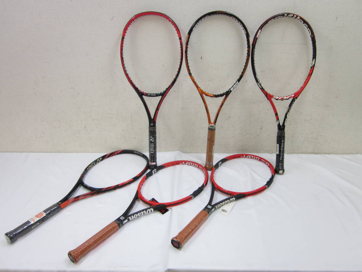 ⑧ Wilson Wilson YONEX PRINCE и т.п. не использовался бейсбол теннис ракетка 6шт.@ совместно комплект наличие товар неиспользуемый товар 0604261411