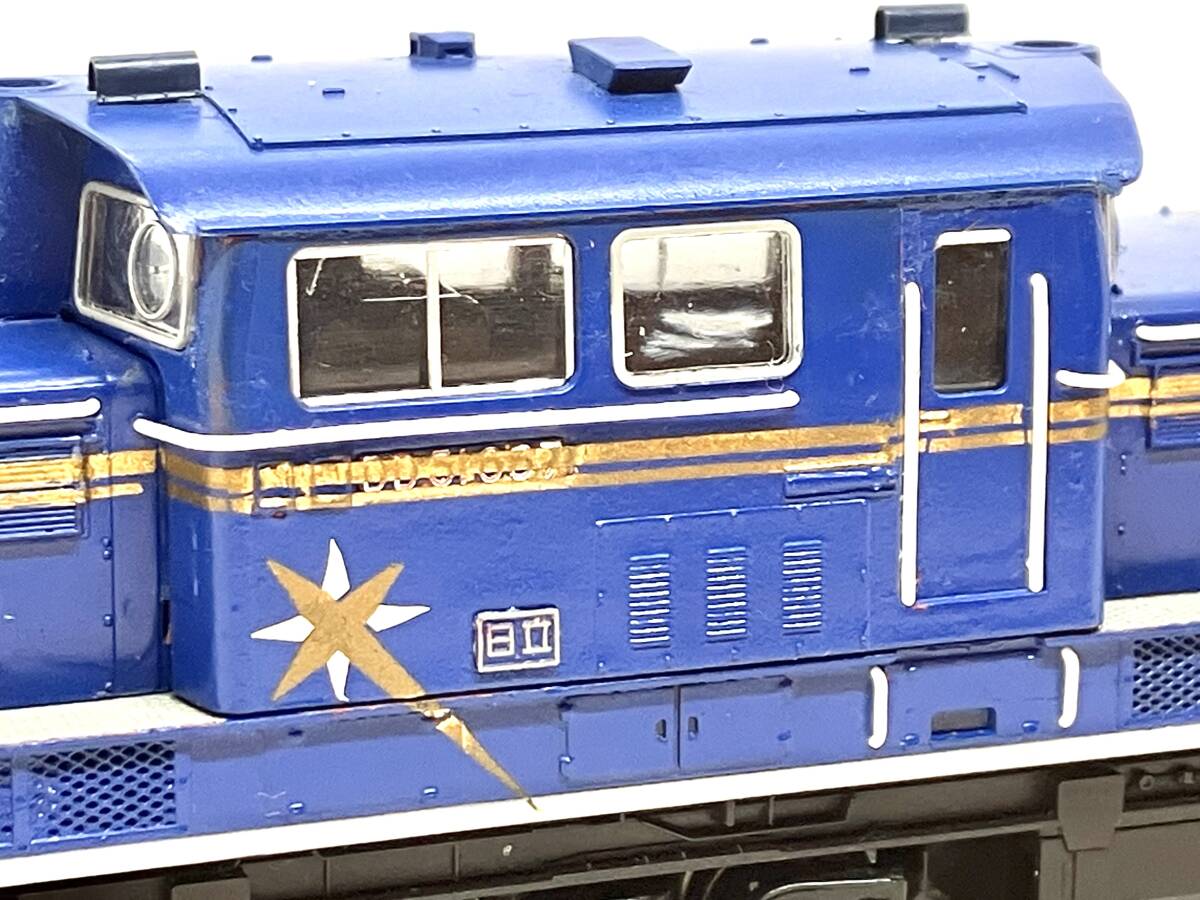 ☆ KATO カトー 1-701 DD51 北斗星塗装 HOゲージ スムーズ走行良好 ライト点灯 鉄道模型 の画像6