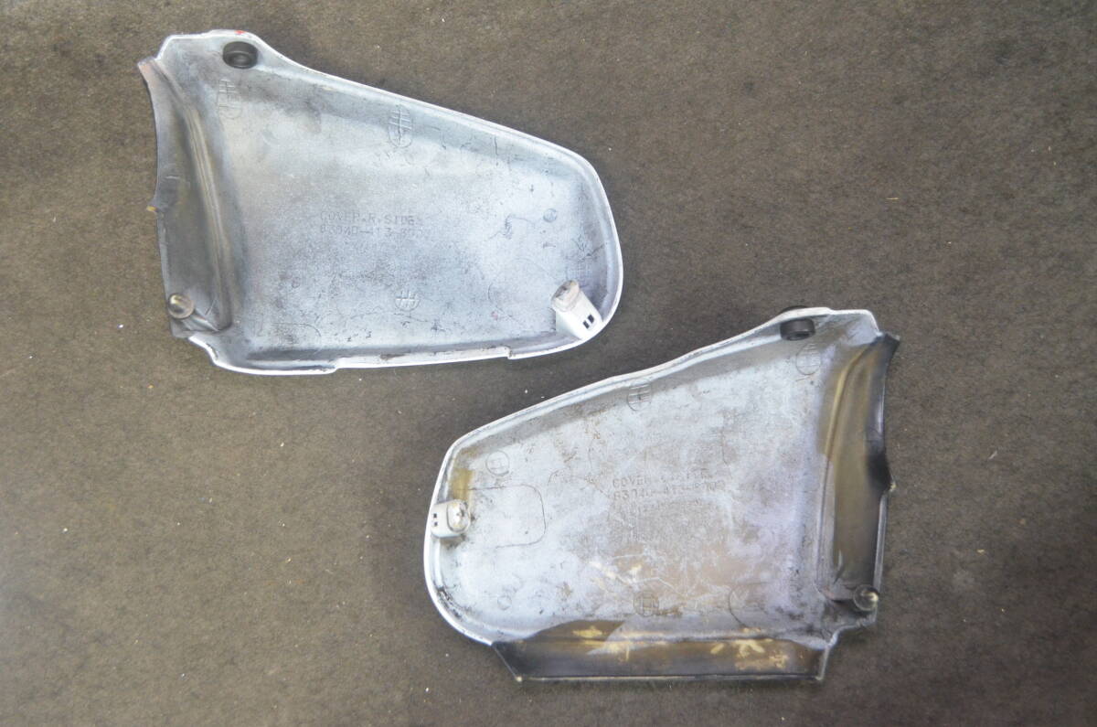 [Y24-0841]HONDA HAWKⅡ for original side cover left right set secondhand goods /HAWK angle side cover /HAWKⅡ side cover /CB250T side cover 