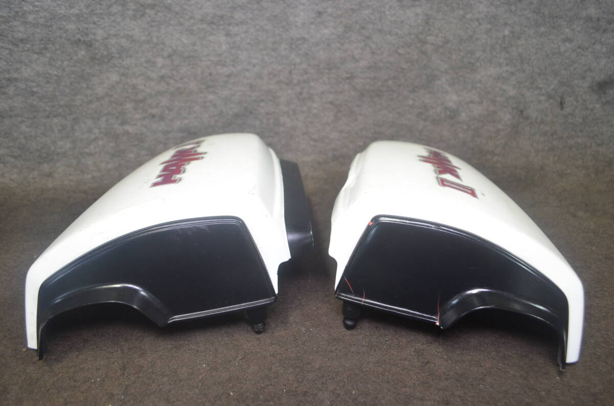 [Y24-0841]HONDA HAWKⅡ for original side cover left right set secondhand goods /HAWK angle side cover /HAWKⅡ side cover /CB250T side cover 