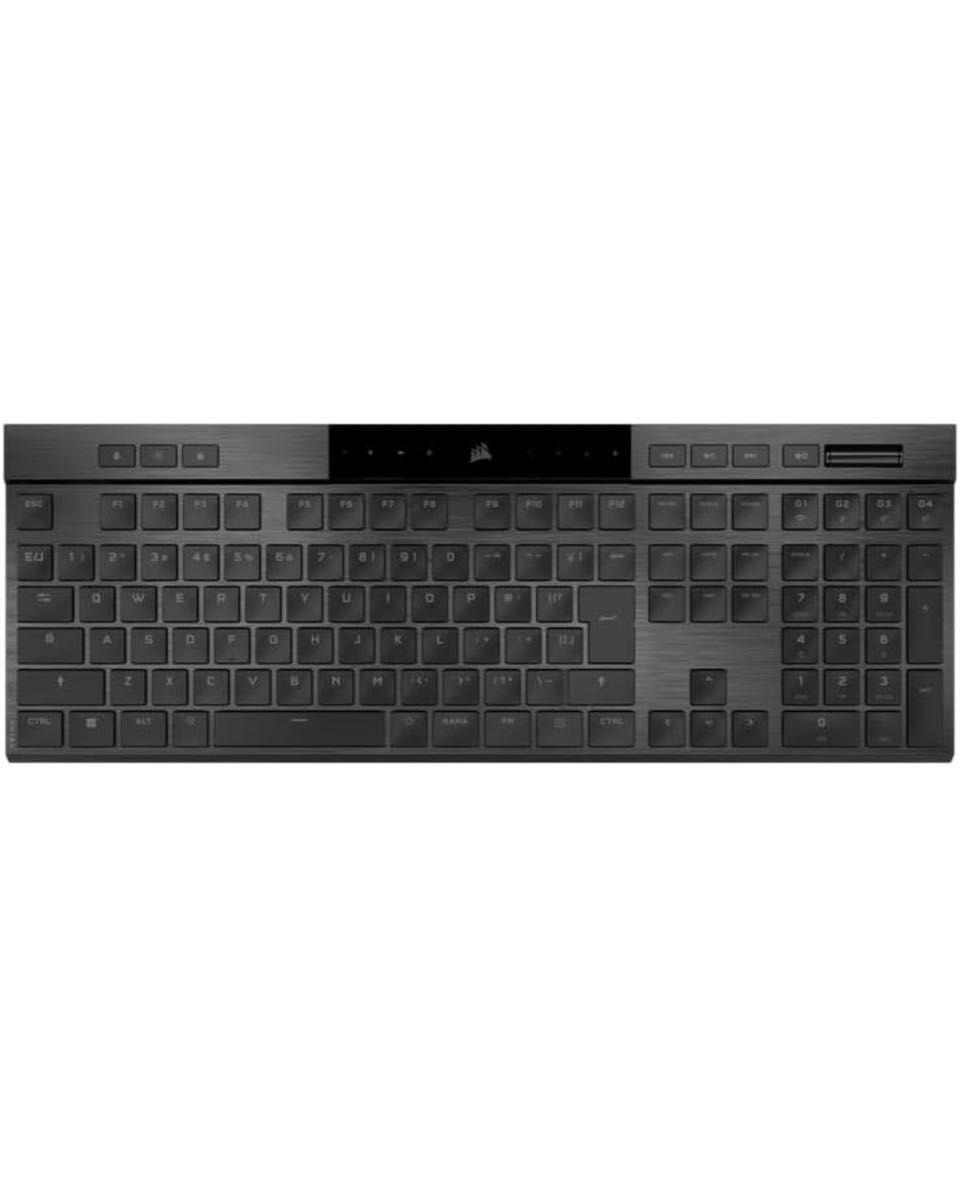 CORSAIR Bluetooth K100 AIR Ultra-Thinワイヤレスゲーミングキーボード 薄型メカニカルキーボード