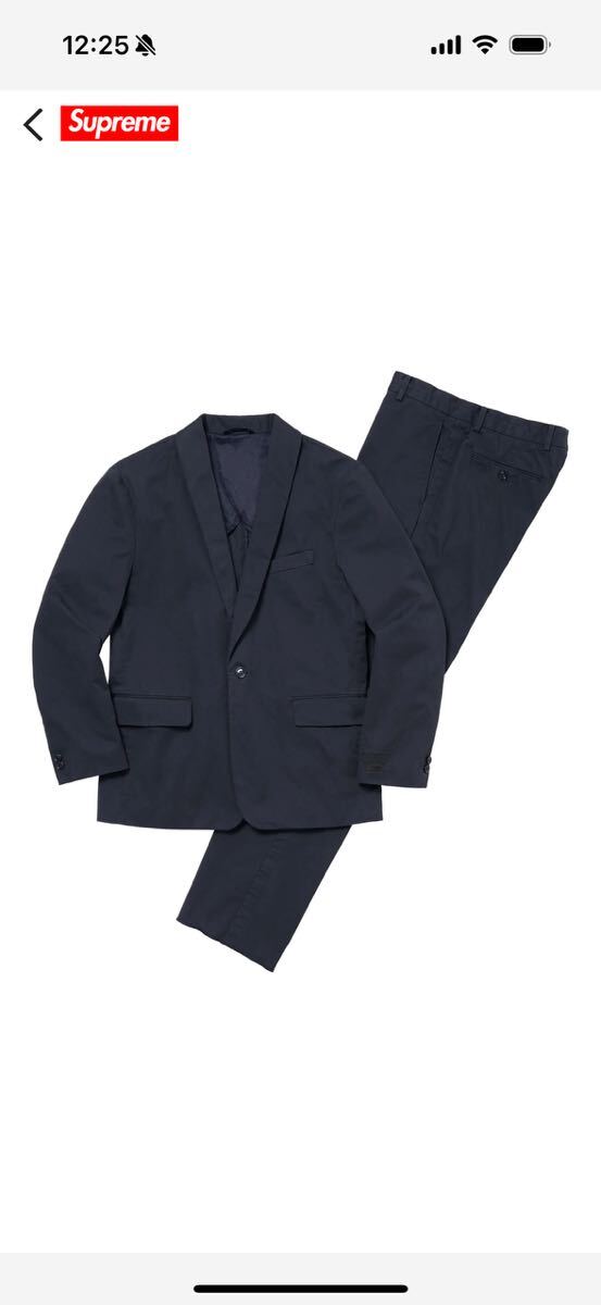 【未使用】【タグ付】Supreme x MM6 Washed Cotton Suitの画像1