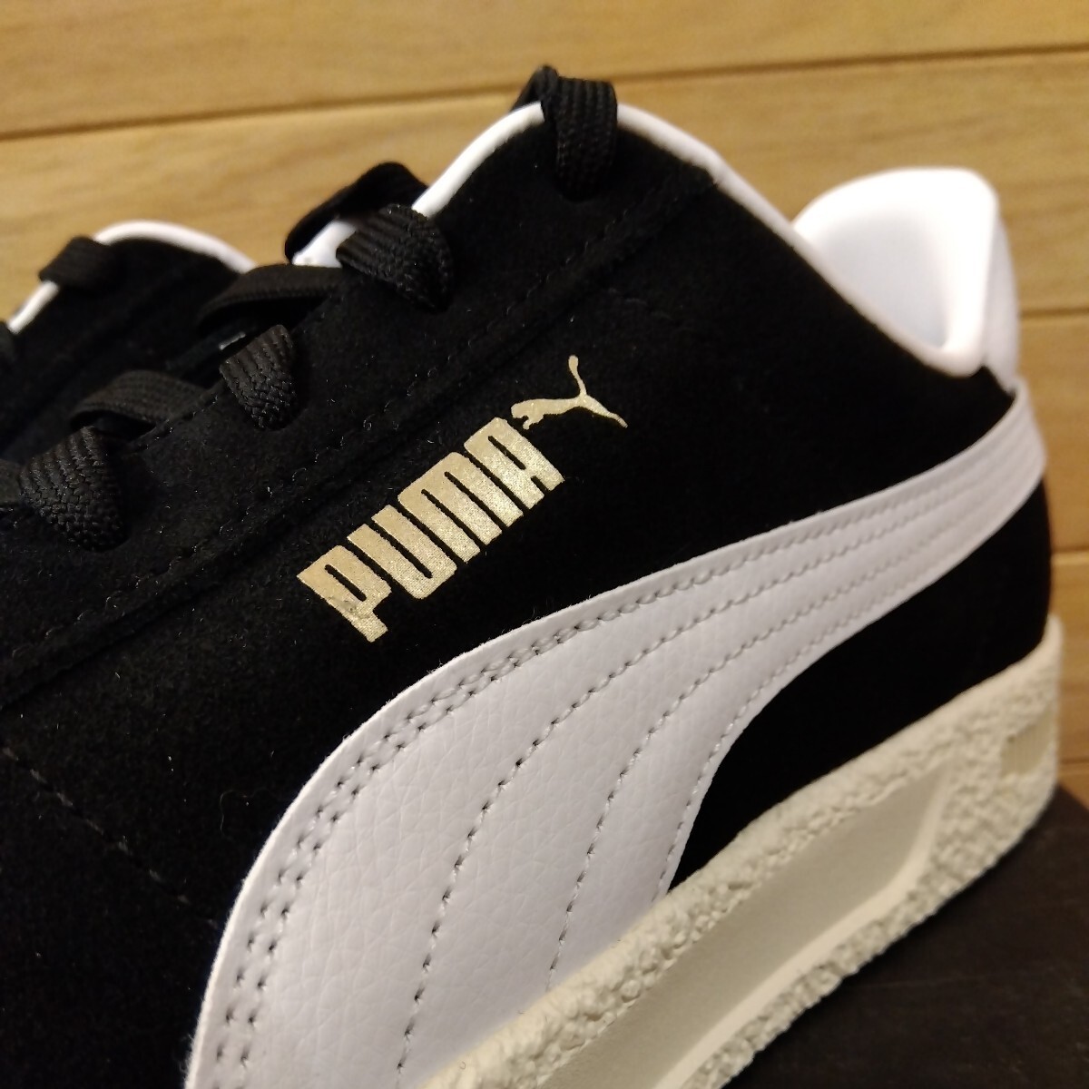 27cm 新品正規品 PUMA　CLUB　 スウェード　プーマ　クラブ　 ブラック/ホワイト　スエード　メンズ　スニーカー　高価格モデル_画像3