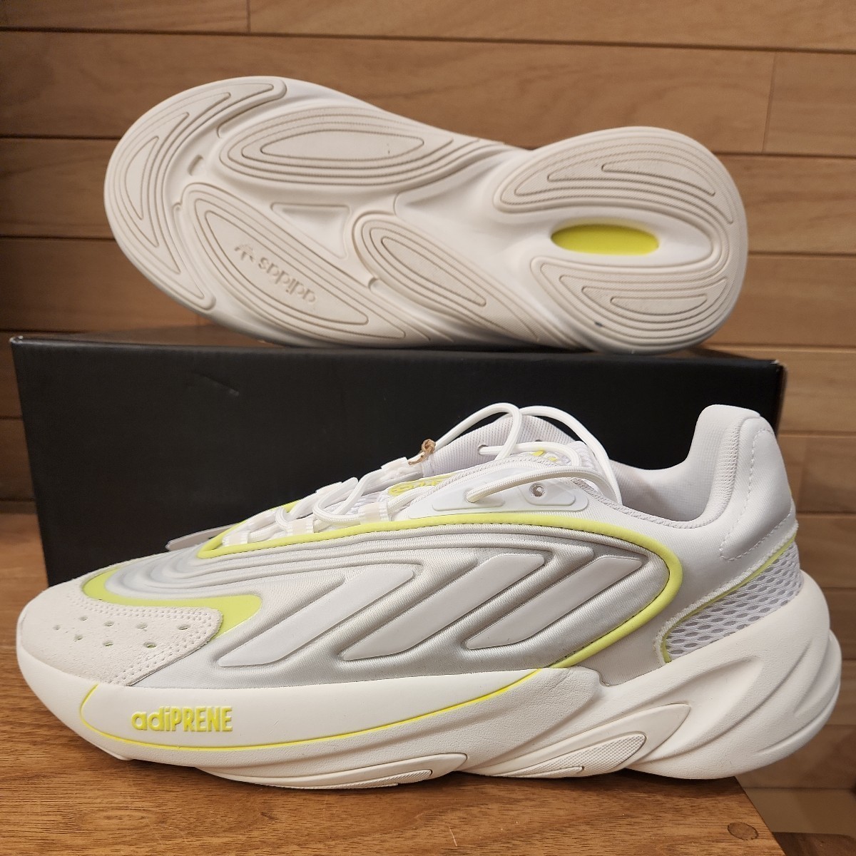 26.5cm new goods regular goods Adidas Originals oze rear adidas OZELIA GX3268 men's sneakers white yellow 