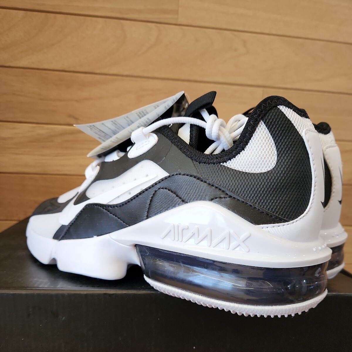 27.5cm 新品正規品 黒/白 ナイキ エア マックス インフィニティ 2 NIKE AIR MAX INFINITY 2 BLACK/WHITE ブラック ホワイト CU9452-004_画像7