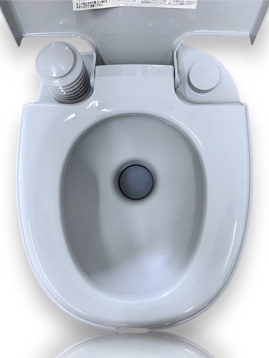 未使用開封済み 移動式水洗トイレ 12L グレー Gray ポータブル 簡易トイレ Toilet ベストアンサー（株）Size：50×39×36.5cmの画像8