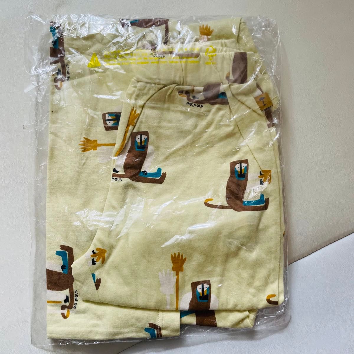 新品　モイモルン　半袖Tシャツ　半ズボン　セットアップ　80 男の子女の子　 パジャマ ルームウェア