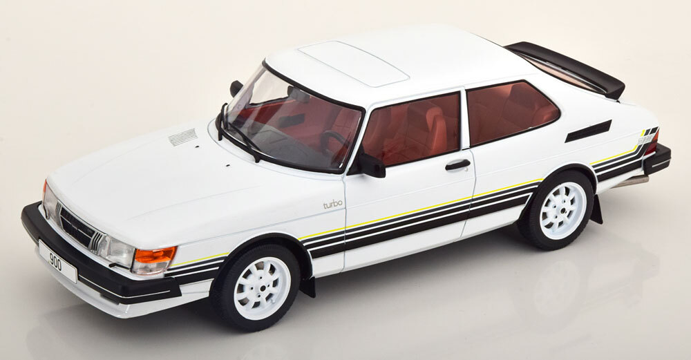 Modelcar Group 1/18 Saab 900 Turbo ホワイト サーブ