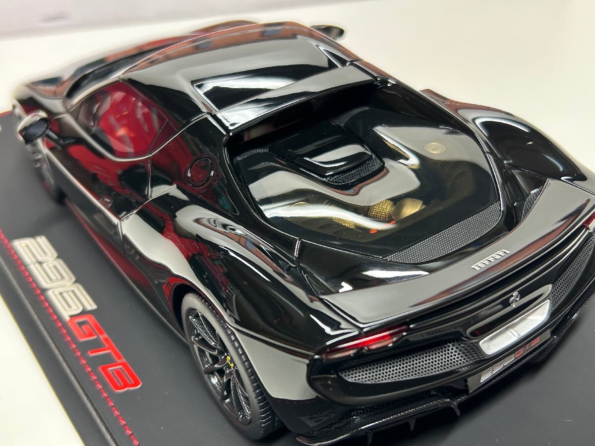 BBR 1/18 Ferrari 296 GTB　Nero daytona　フェラーリ　ミニカー　P18210E1_画像9