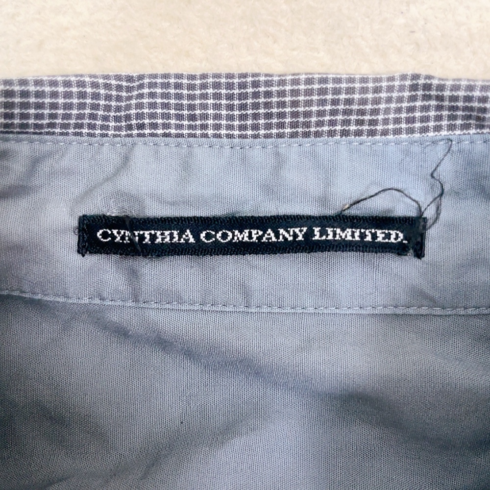 【美品】CYNTHIA COMPANY LIMITED シンシアカンパニーリミテッド ブラウス カジュアル 長袖チェックシャツ きれいめ 大人女子 さ16_画像9