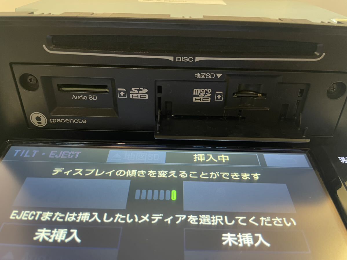 トヨタ純正SDナビ NSZT-W66T Bluetooth DVD セキュリティ解除済 アクア 2018年地図データ 美品 取説あり