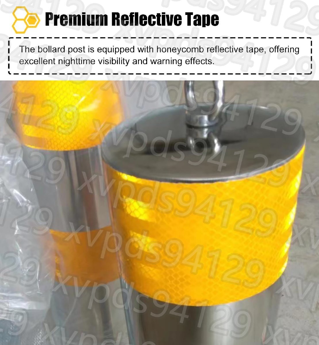  parking place paul (pole) traffic .. line post height 50 ~ 60 Cm, private road for removed possible safety bola-do paul (pole), anchor bolt attaching 11.4 x 60cm( thickness 1.2mm)