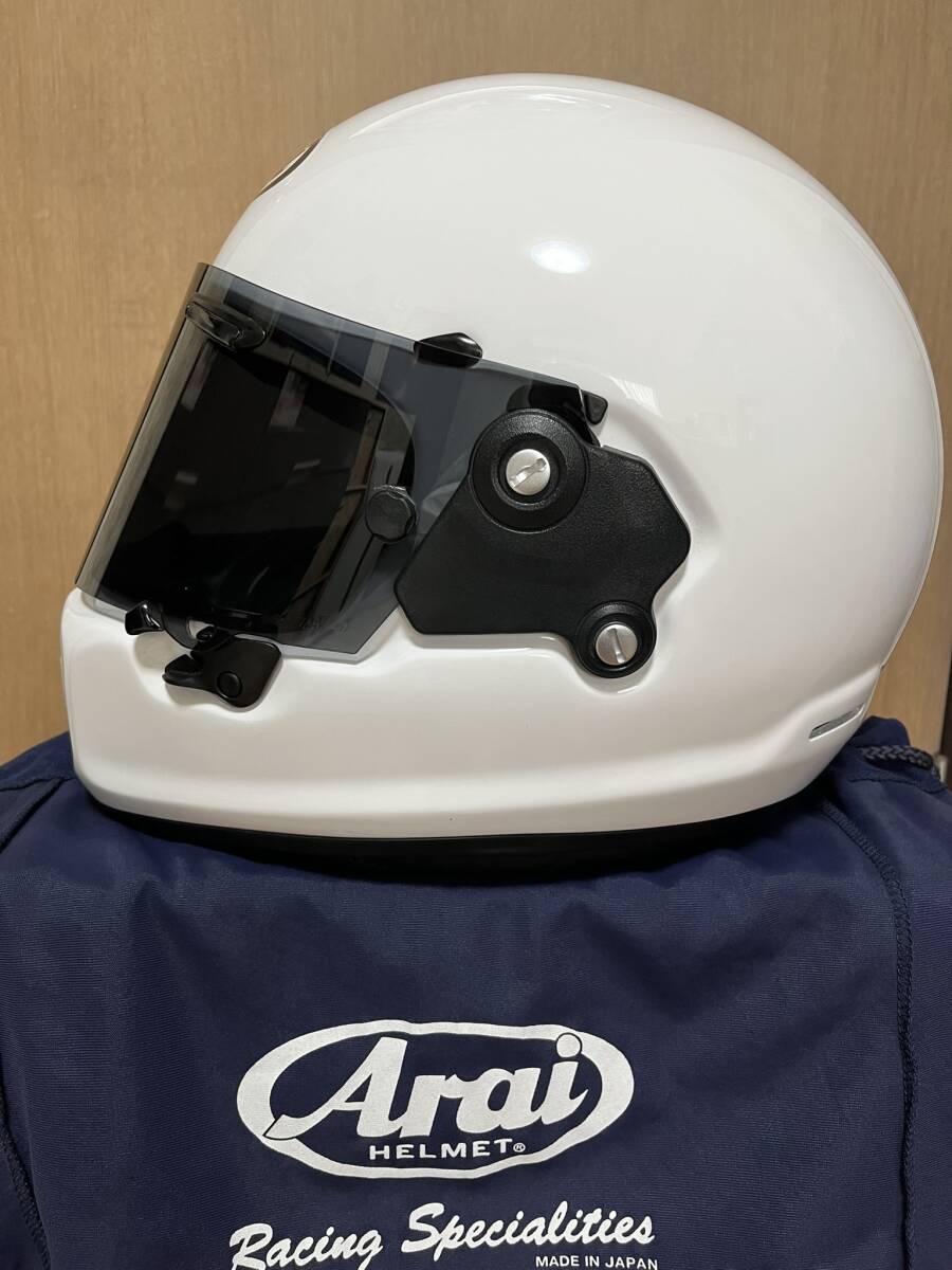 美品 アライ ARAI RAPIDE NEO ラパイド ネオ オートバイ用 ヘルメット Mサイズ 57〜58cm の画像3