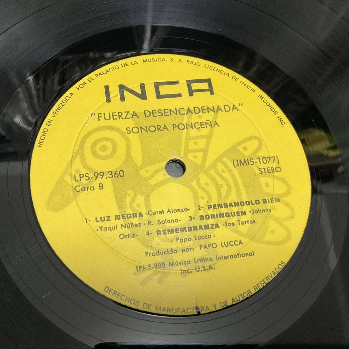 SONORA PONCENA / UNCHAINED FORCE Salsa Cumbia Latin Soul Boogaloo Funk ソウル ラテン レアグルーブ rare groove LP レコードの画像4