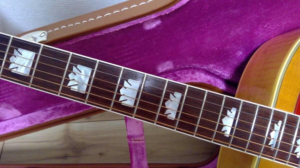 美品! Gibson SJ-200 True Vintage 2007年製 マダガスカルローズ指板・ブリッジの画像5