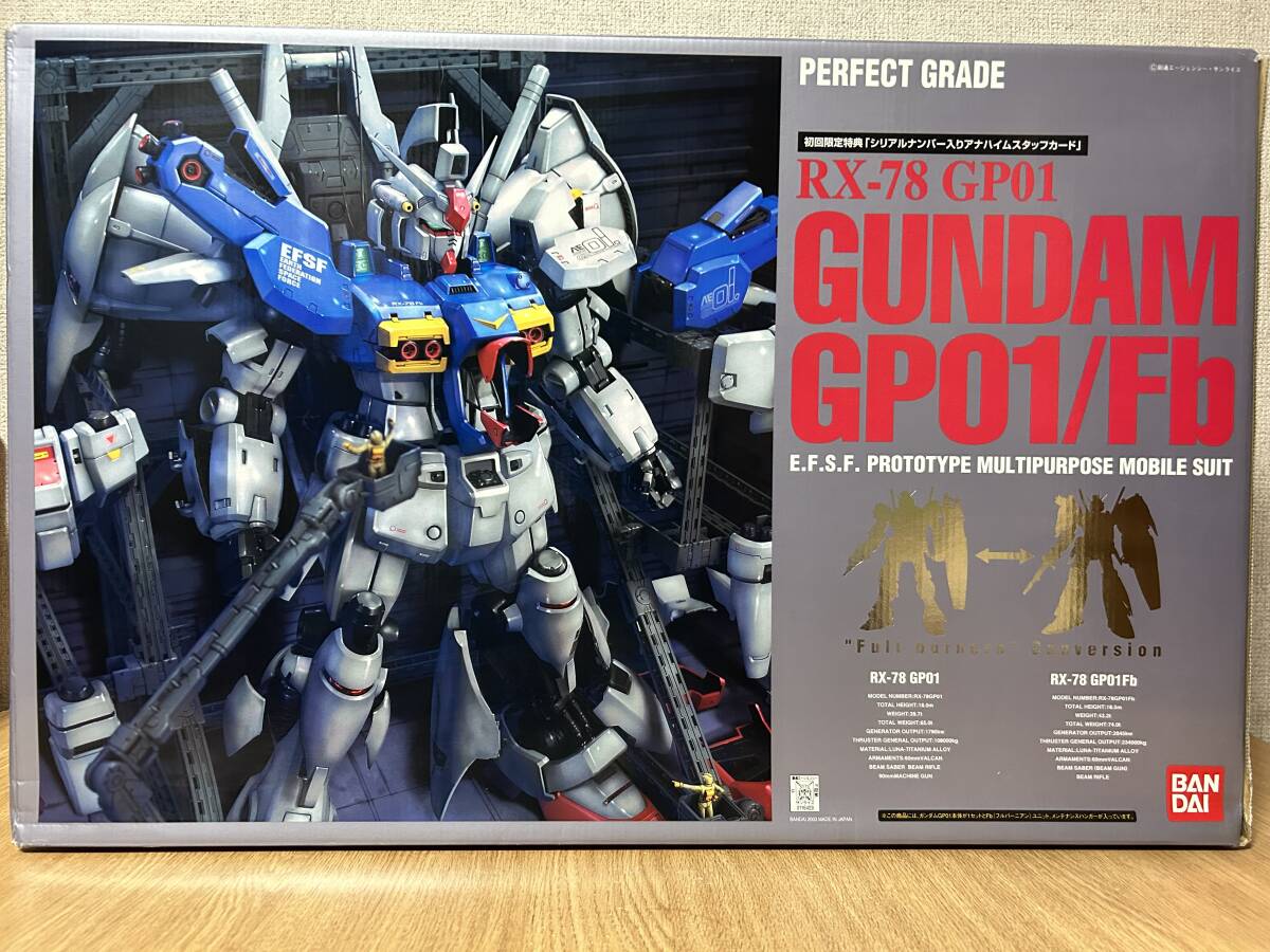 バンダイ PG 1/60 RX-78GP01 ガンダムGP01/Fbの画像1