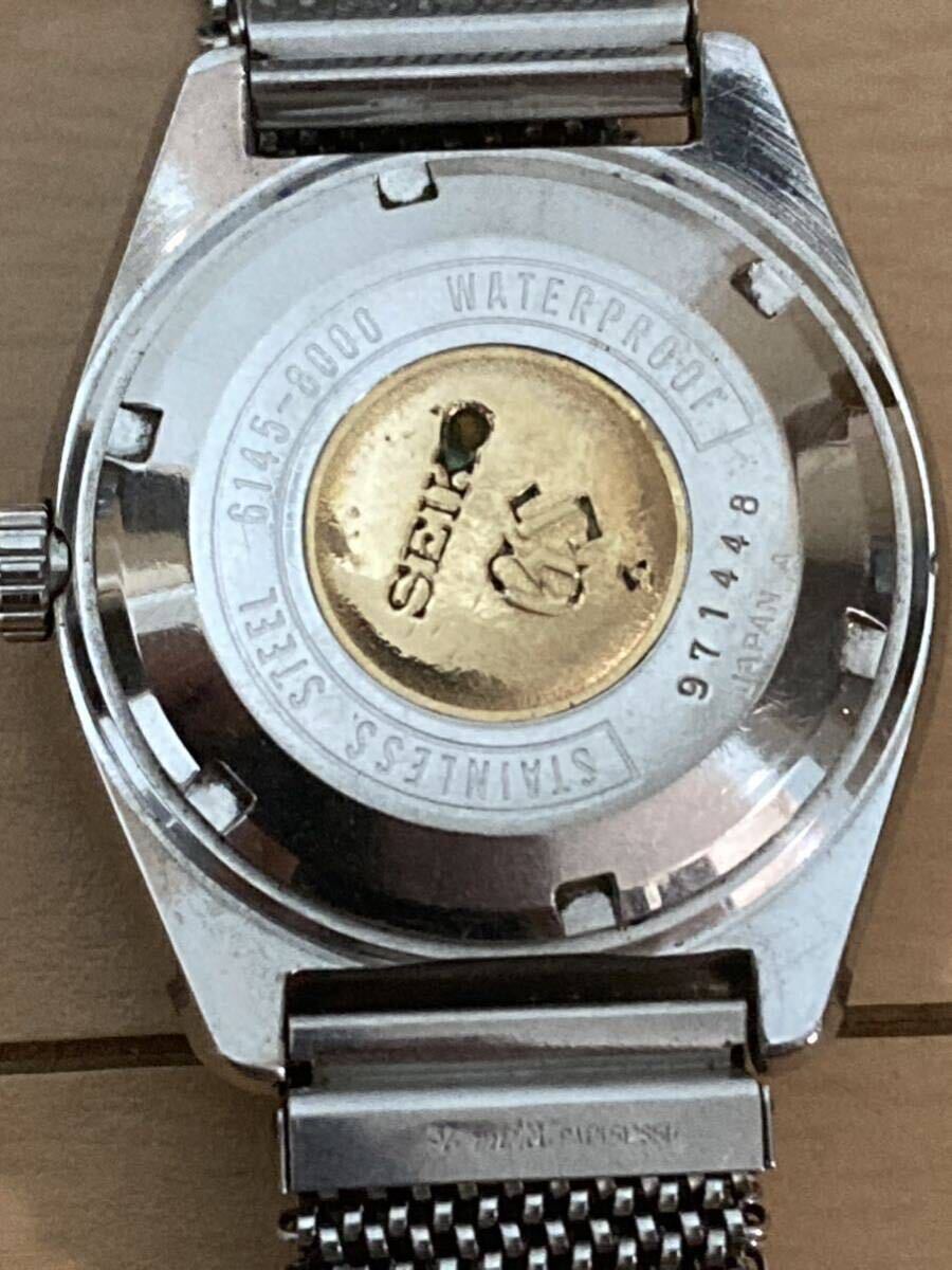 【ジャンク品】SEIKO●GRAND SEIKO●グランドセイコー●HI-BEAT 36000●6145-8000●メダリオン●メンズ腕時計●デイト●自動巻き●_画像5