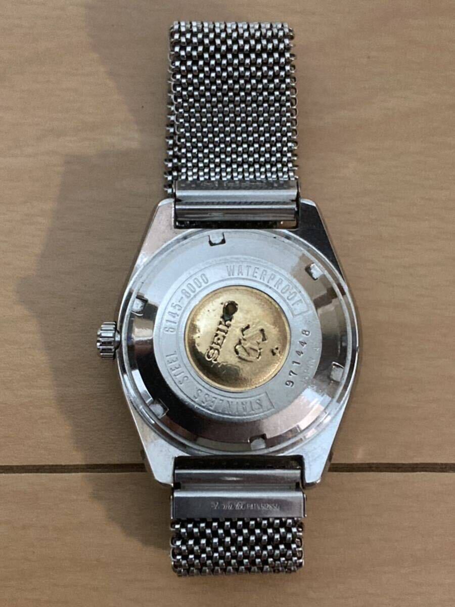 【ジャンク品】SEIKO●GRAND SEIKO●グランドセイコー●HI-BEAT 36000●6145-8000●メダリオン●メンズ腕時計●デイト●自動巻き●_画像4