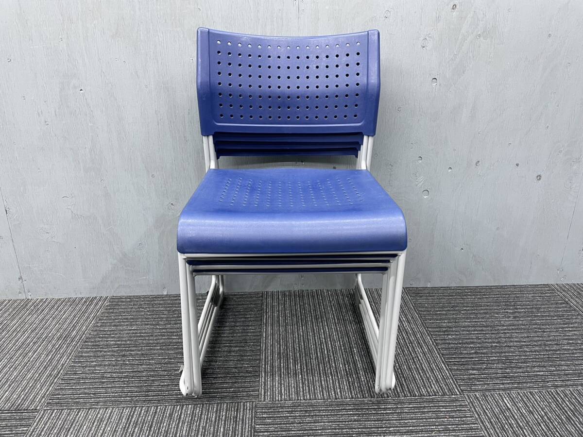 * tube S557* our company flight correspondence region equipped * great special price goods * Iris chitose made * start  King chair -4 legs set * meeting mi-ting office * blue group 