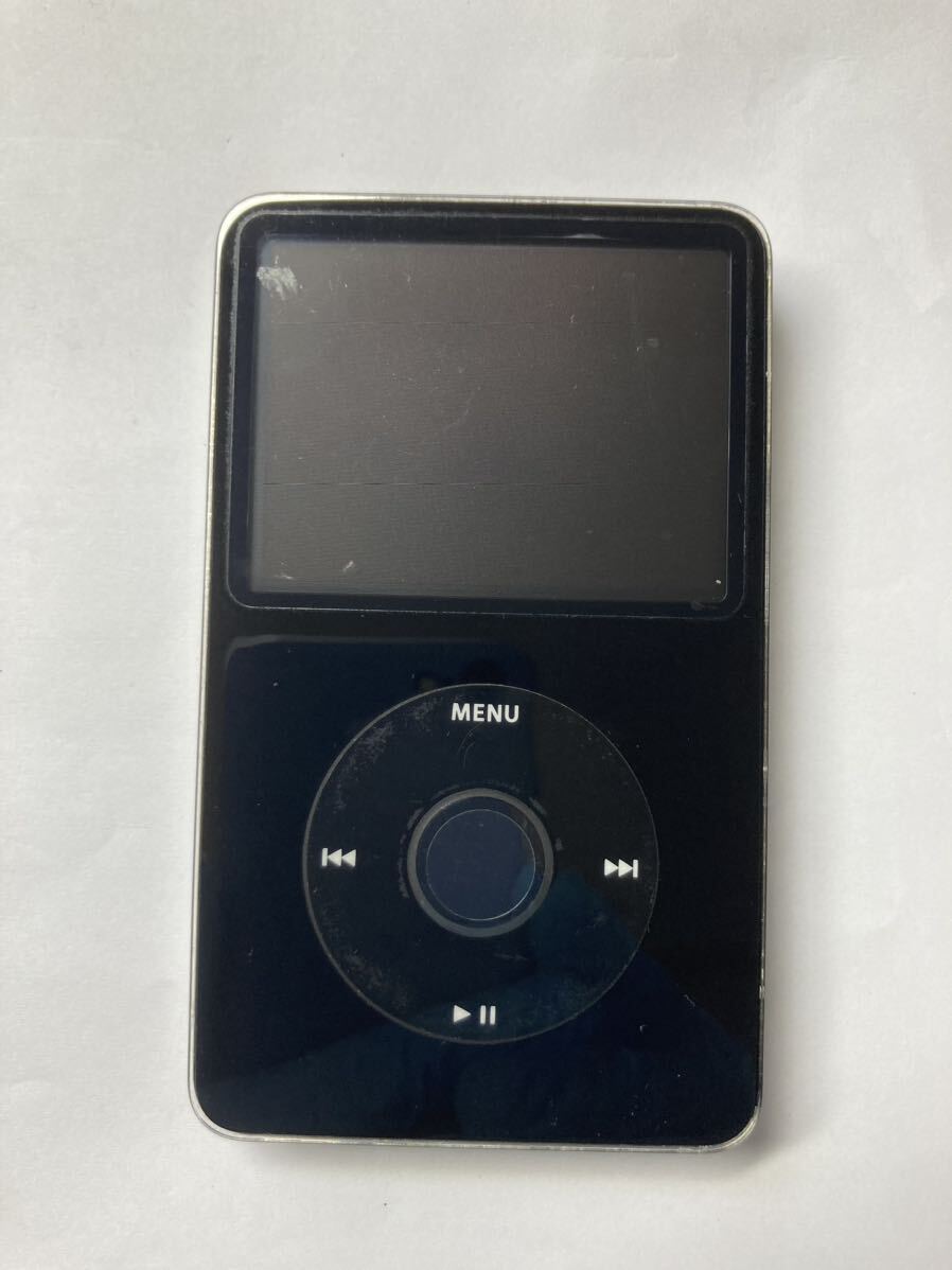 iPod classic 最高音質5世代 HDD30GB→SSD128GB&バッテリー交換済み 共に新品 画面とホイールに保護フィルム貼り付け済の画像3