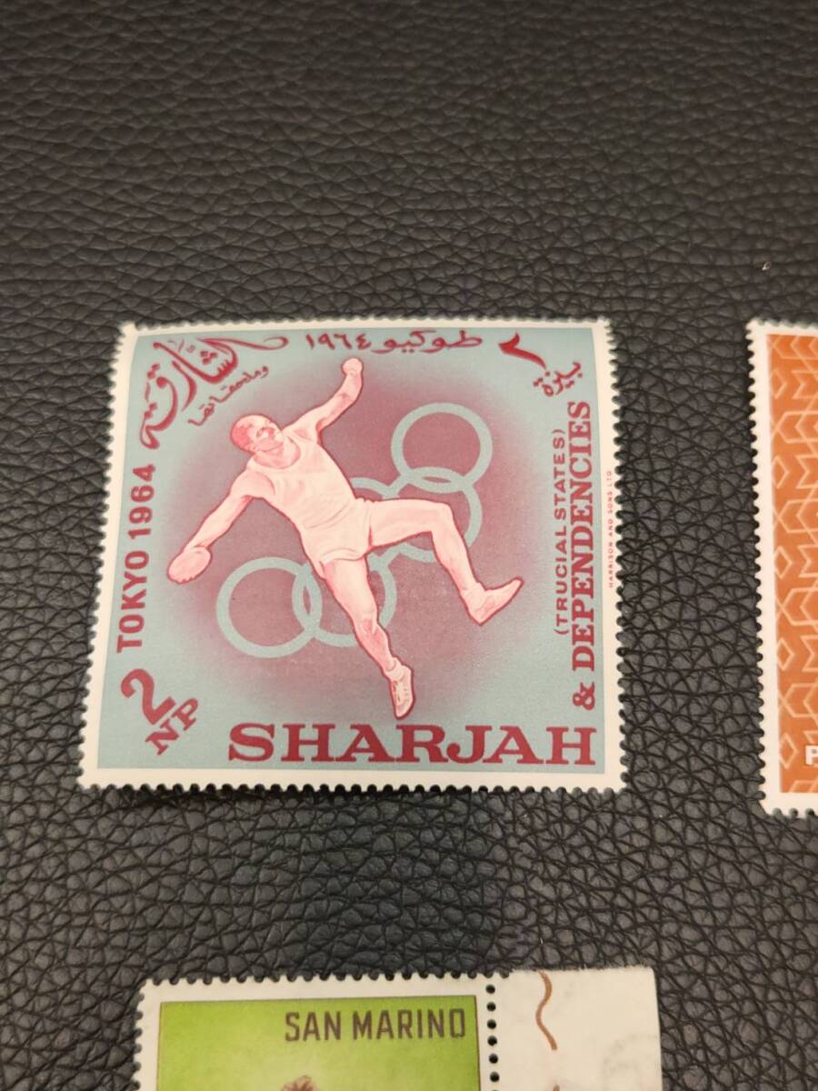 1964　東京オリンピック　シリーズ切手　世界切手　10枚おまとめ　_画像2