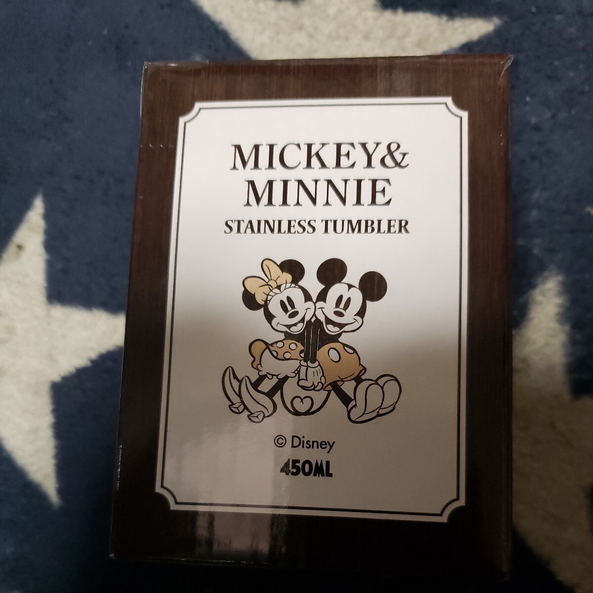 Mickey ミッキー ステンレス タンブラー ダークウッドの画像1