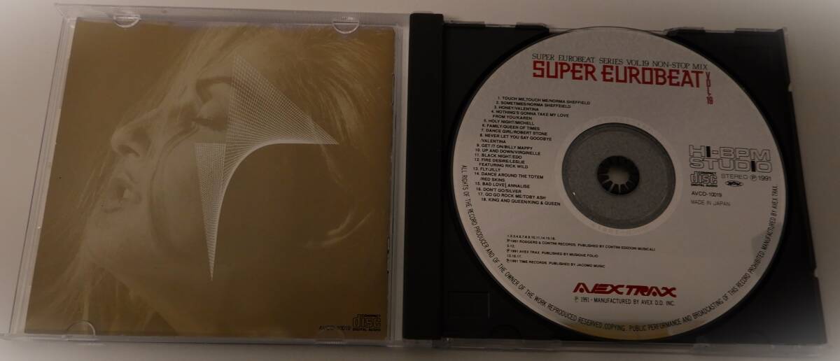 (送料無料 廃盤 中古CD）SUPER EUROBEAT VOL.19 ノンストップ ミックス（全18曲） ユーロビート エーベックス