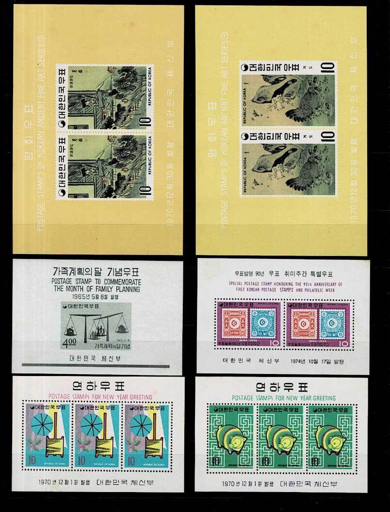 韓国切手（No.3）切手小型シート 未使用 合計22枚 大韓民国 朝鮮 koreaの画像9