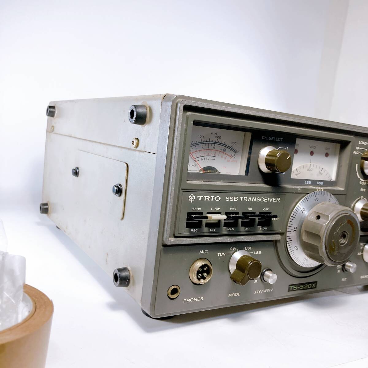 【ジャンク/通電確認済】アマチュア無線機 トリオ TS-520X アマチュア無線 TRIO 無線機 _画像5