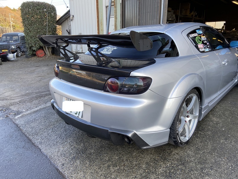 RX-8 前期　フロント　バンパー　サイド　リア　ハーフ　エアロ　セット　マツダスピード　イメージ　　未塗装　se3p フィッティングＯＫ！_画像6