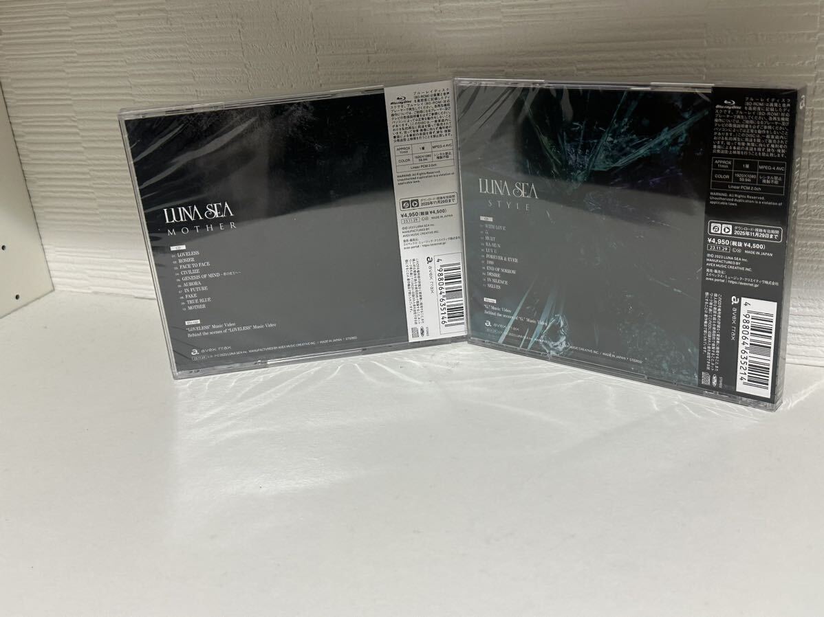 未開封V系CD LUNA SEA 2023年セルフカバー版 MOTHER STYLE 初回盤B 【CD+Blu-ray】 セット売りアルバム ルナシー ヴィジュアル系_画像2