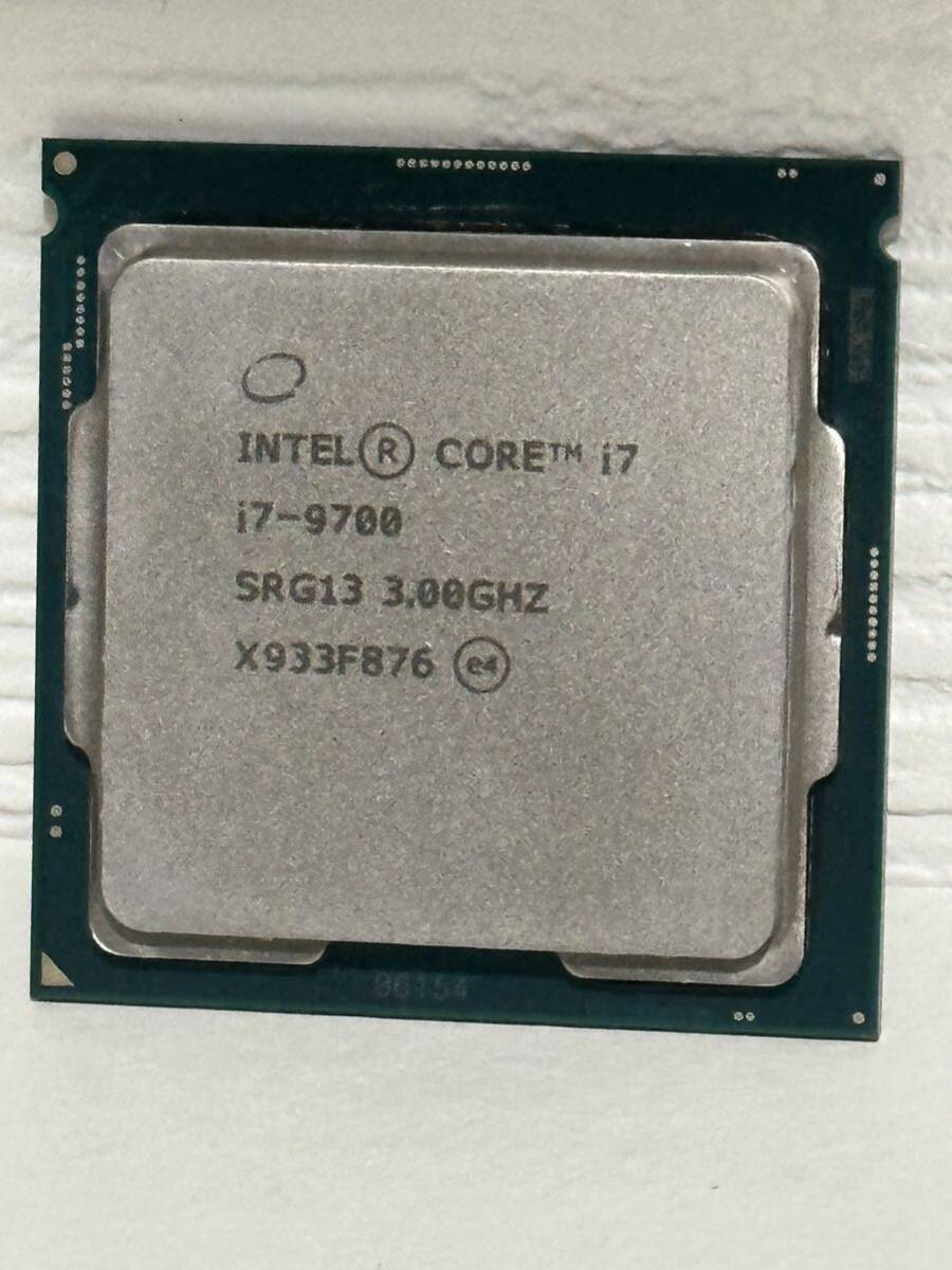 CPU Intel R Core TM i7-9700 動作確認済み 単品_画像1