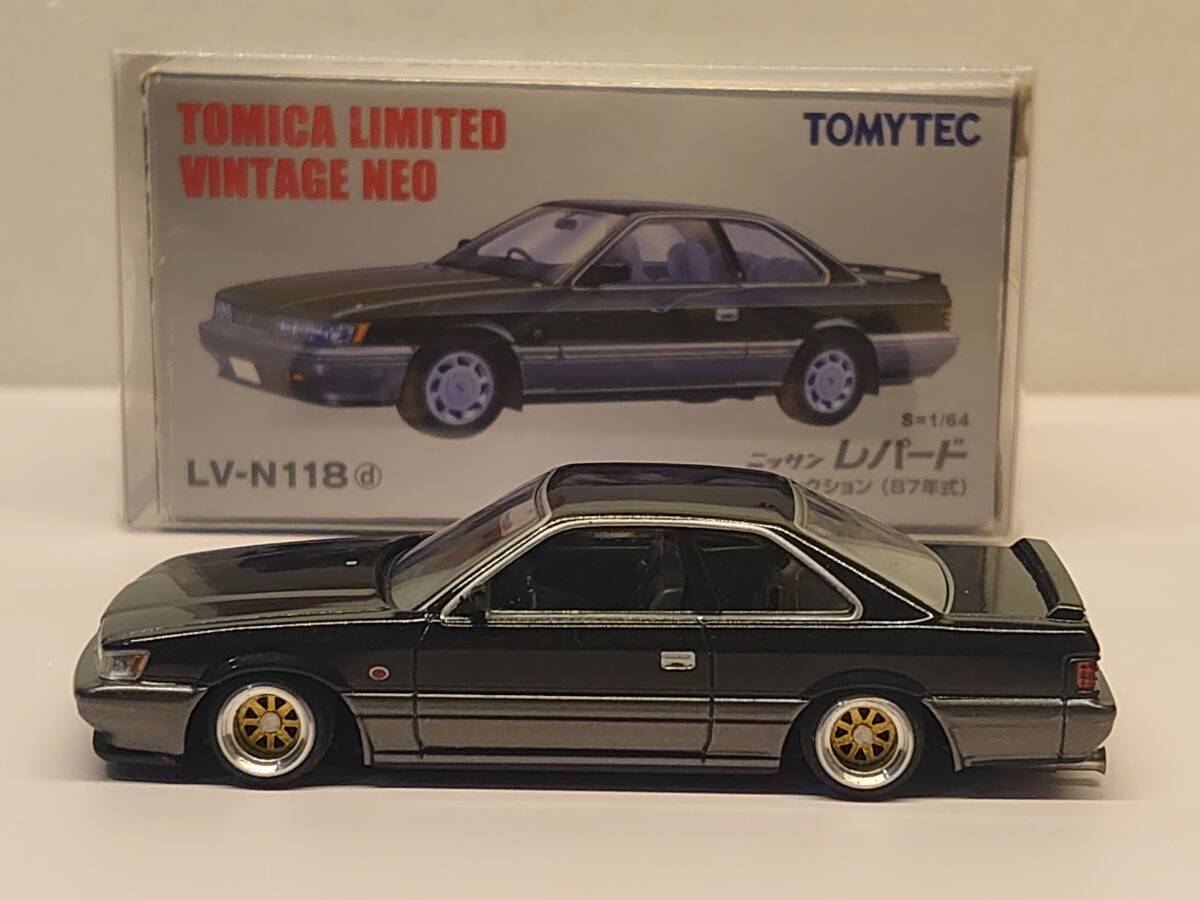 トミカリミテッド ヴィンテージ ネオ LV-N118d ニッサン レパード /グランドセレクション 1987年式/トミーテック/１/64の画像4