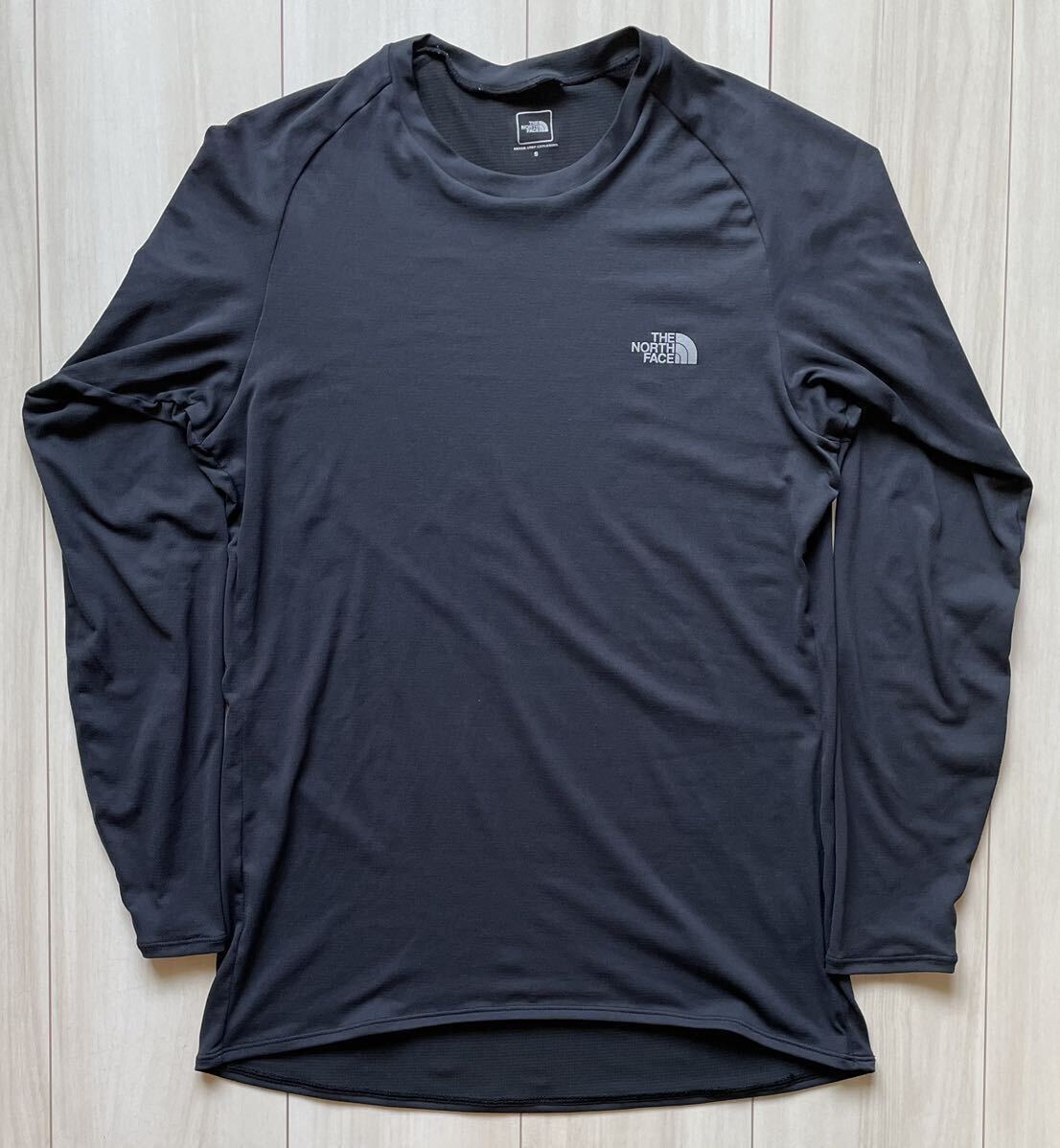 north face The North Face L/S DRY CREW MEN'S ノースフェイス ロングスリーブ ドライ クルー メンズ NU65162 ブラック ノース フェイス S_画像2