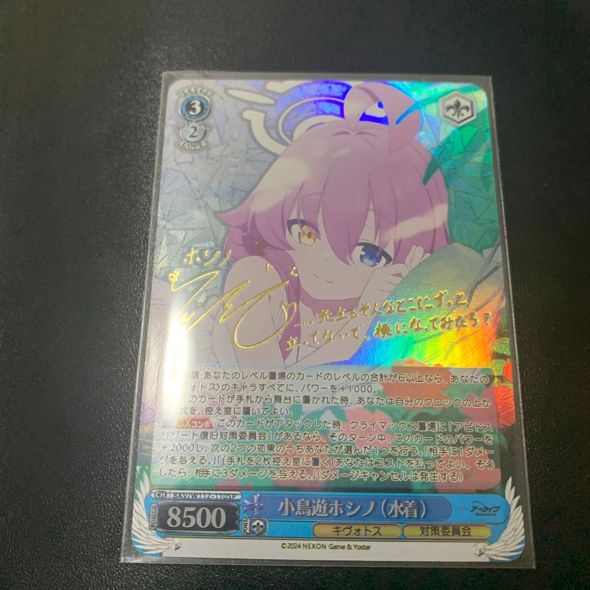 ブルーアーカイブ 小鳥遊ホシノsp ヴァイスシュヴァルツ 水着 ブルーアーカイブ 小鳥遊ホシノsp ヴァイスシュヴァルツ 水着