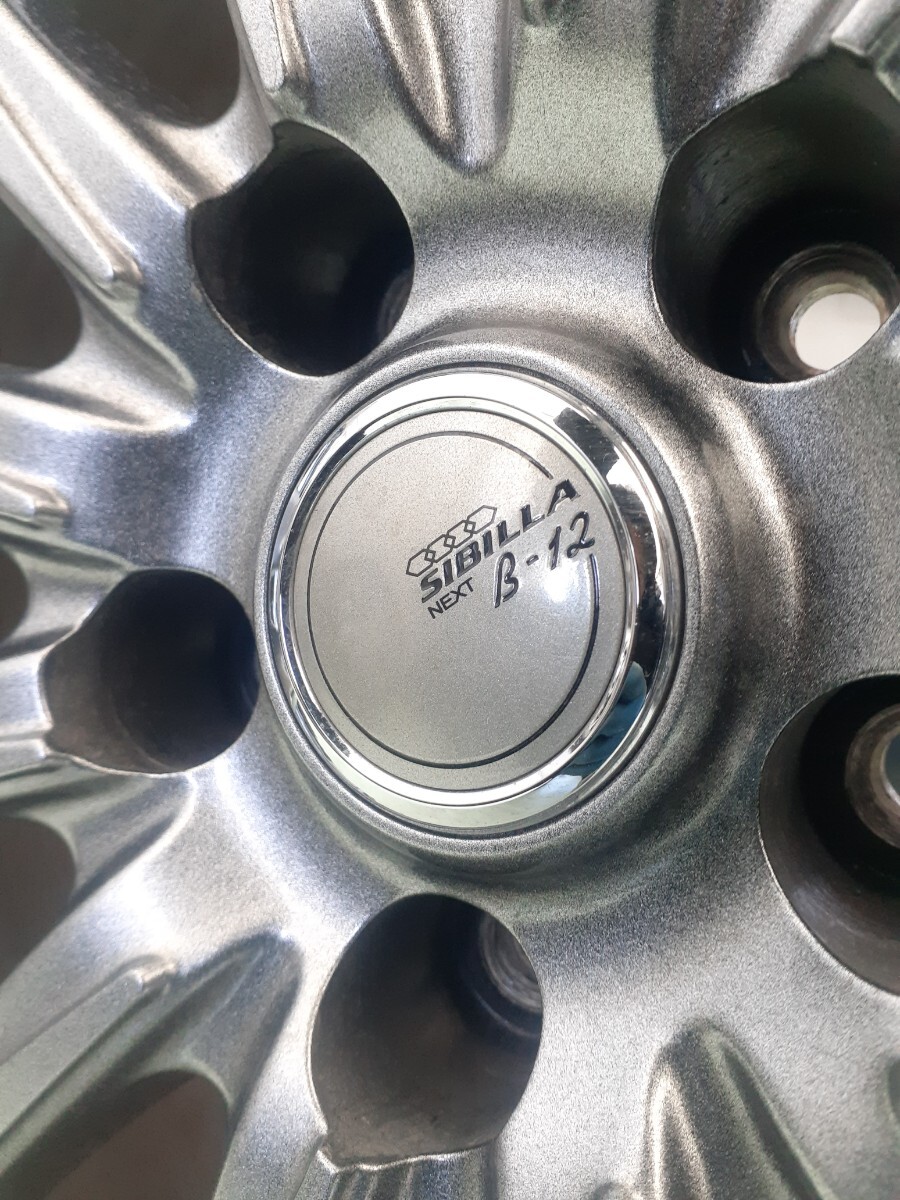 ☆★美品！バリ山！【SIBILLA】B-12 225/55R17 2019年製ダンロップタイヤ4本セット 手渡し可能！★☆_画像10