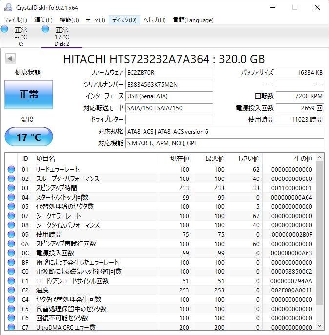 KA4469/2.5インチHDD 12台/HITACHI 320GB