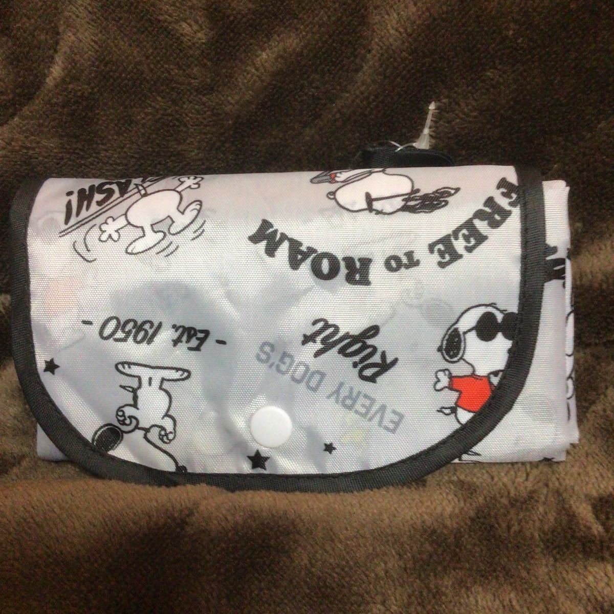  Snoopy эко-сумка серый 