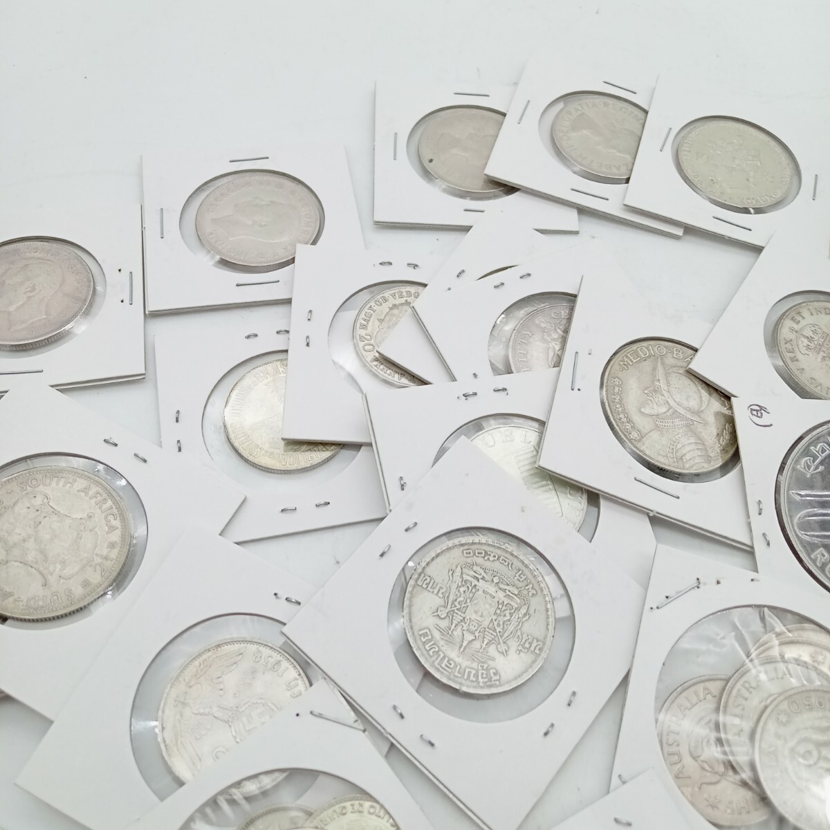 杉本3月No.111 海外硬貨 コイン 硬貨 外国コイン 銀貨 古銭 旧硬貨 日本 インド オーストラリア 他 まとめて の画像3